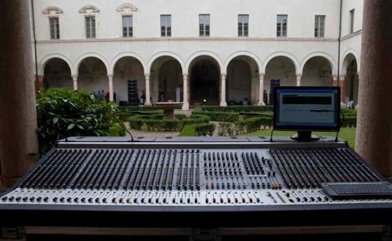Impianto audio professionale al Sanbenedettofestival 2008