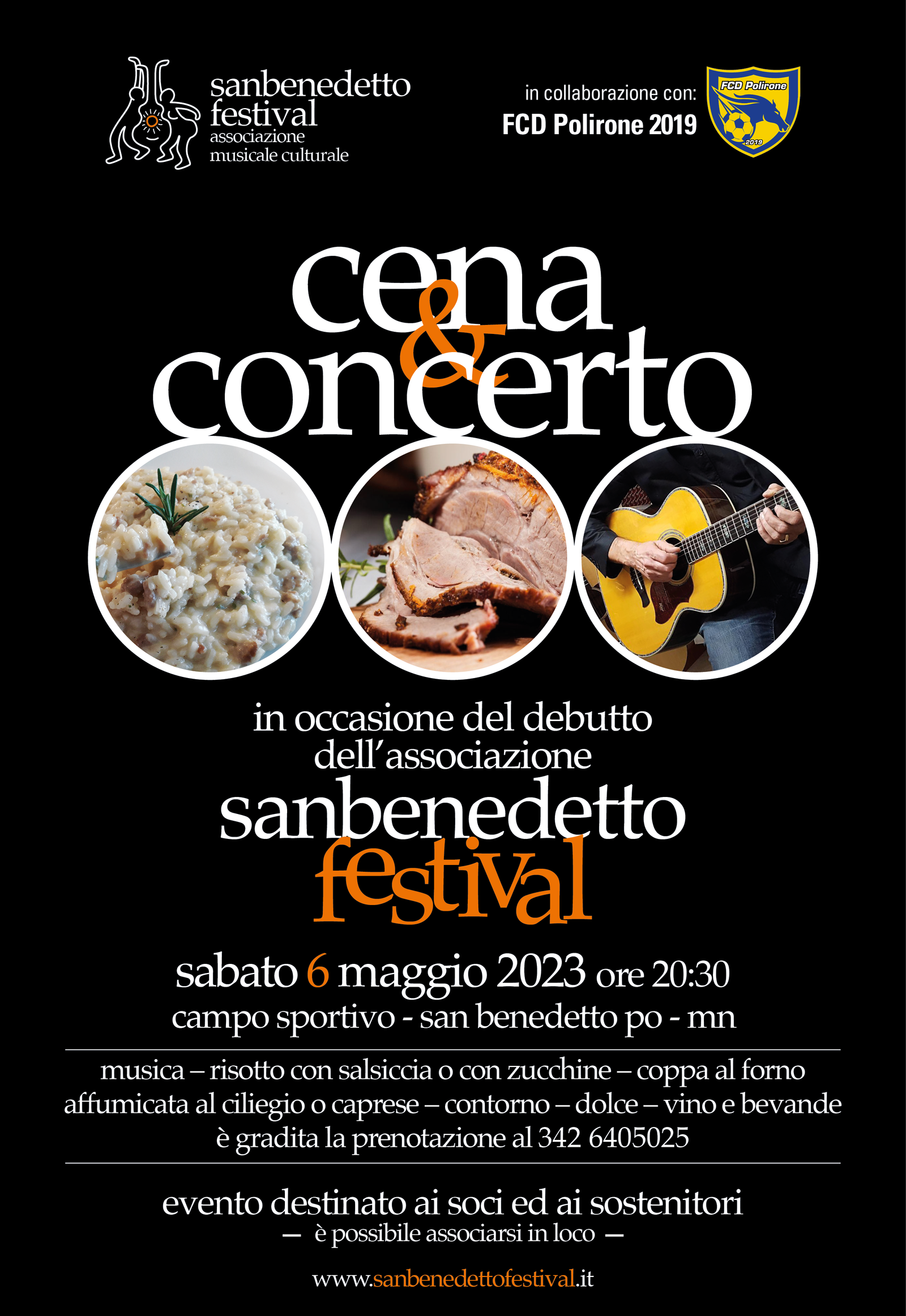 Cena Concerto San Benedetto Festival