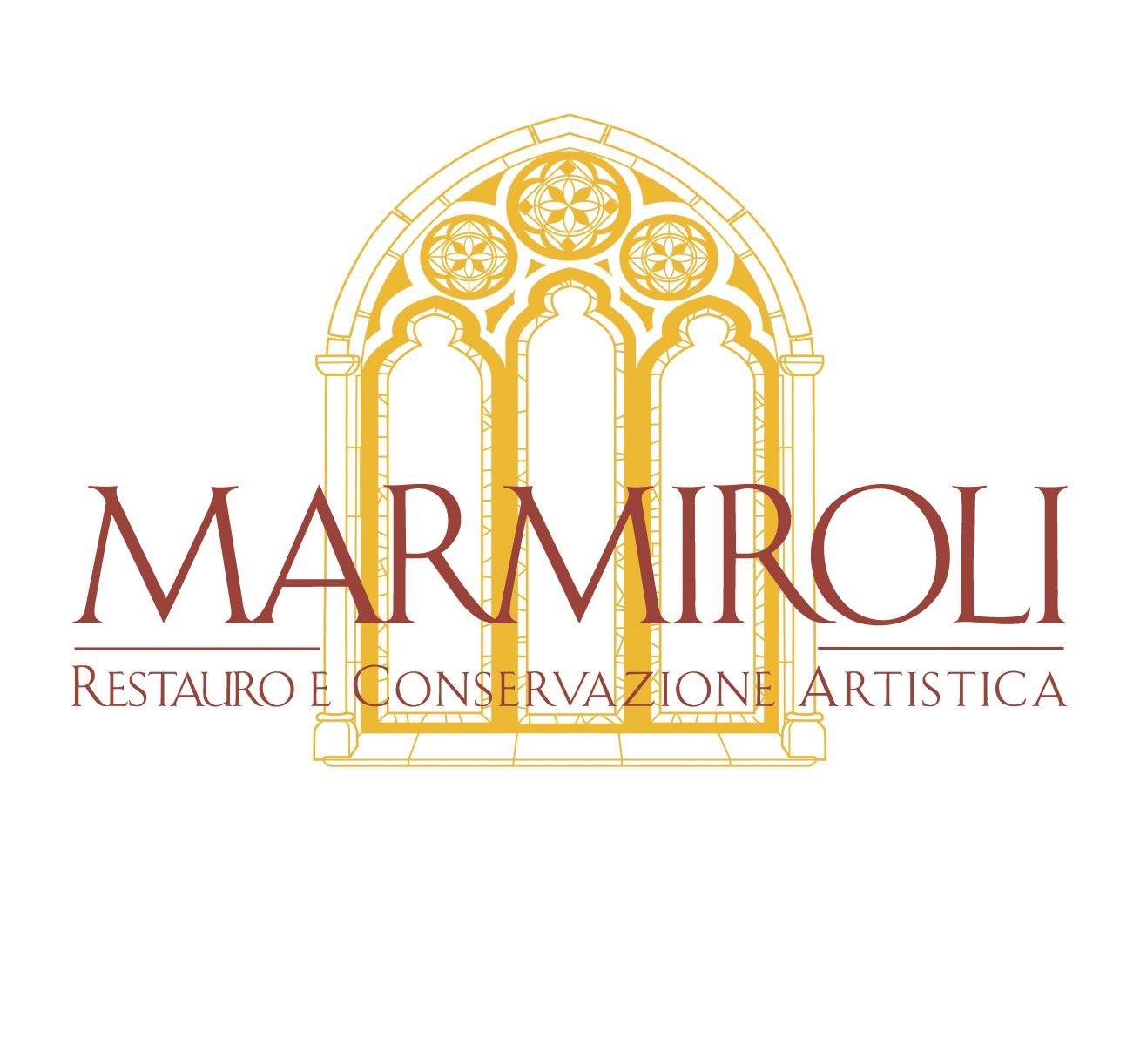 Logo Marmiroli srl. Restauro e conservazione artistica
