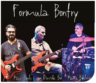 Max Bonfrisco, Davide Bonfrisco e Marco Bonfrisco (Formula Bonfry) al Sanbenedetto Guitar Festival 2024
