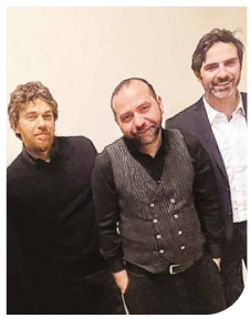 La band Rampi Scrivano Bringhenti Trio che si esibisce al Sanebenedetto Guitar Festival 2024